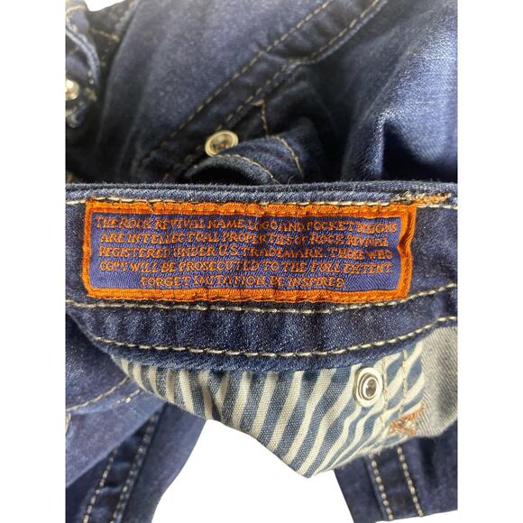 Women Rock Revival Jessica Flap Pocket jeans size 28 - Picture 5 of 9